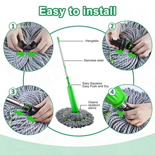 GREEN TWIST MOP
