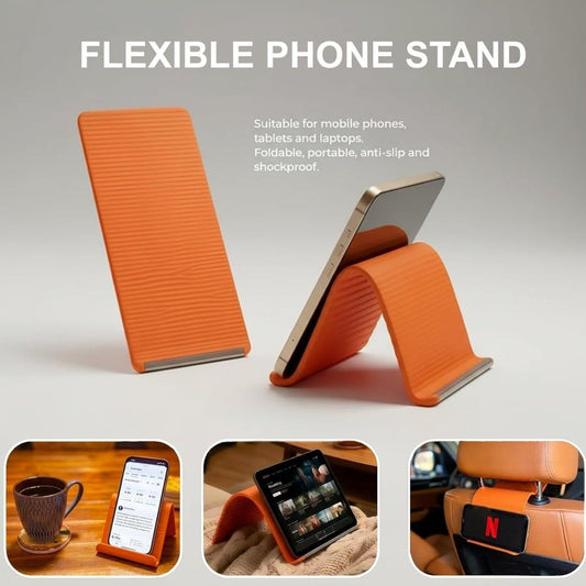 FLEXIBLE SILICON PHONE HOLDER