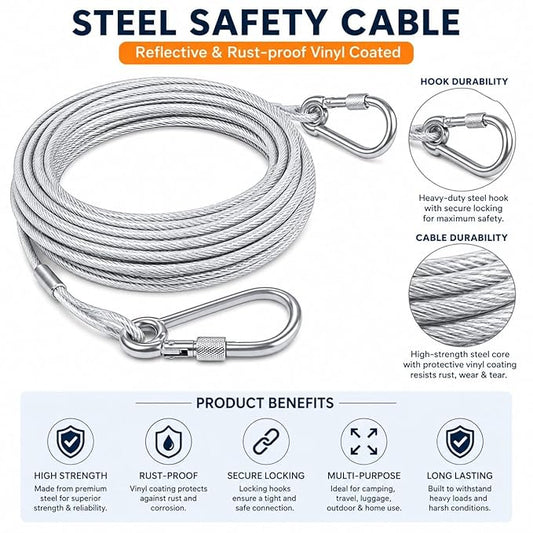 STEEL ROPE (10 METER )