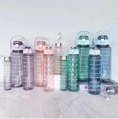 TRANSPARENT BOTTLE (SET OF 3)