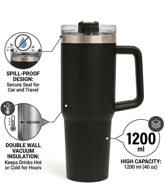 TUMBLER VACCUM SHIPPER BOTTLE ( 1200 ML )