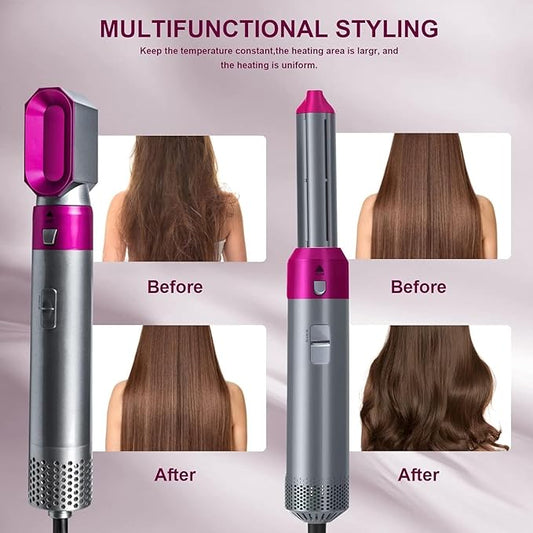 5 IN 1 HOT HAIR STAIGHTERNER BRUSH