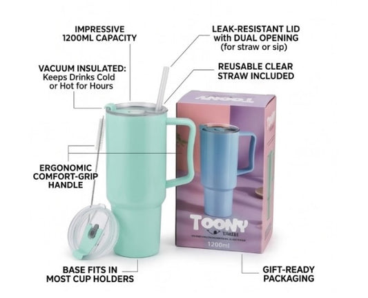 PLASTIC TOONY TUMBLER (1200 ML )