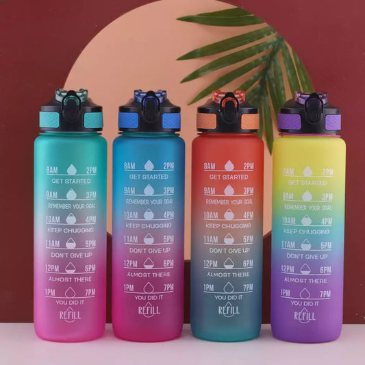 MOTIVATIONAL BOTTLE MULTICOLOUR (1000 ML )