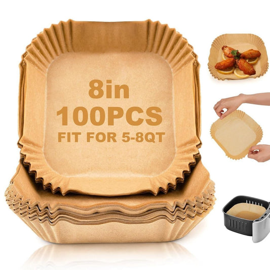 AIR FRYER PAPER DISH (100 PCS )