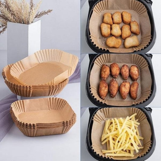 AIR FRYER PAPER DISH (100 PCS )
